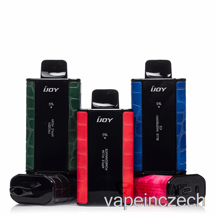 Jednorázové Modré Malinové Pero Na Led Ijoy Kapitán 10000